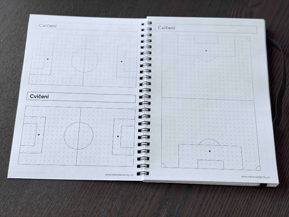 Detail stránek s tečkovaným rastrem